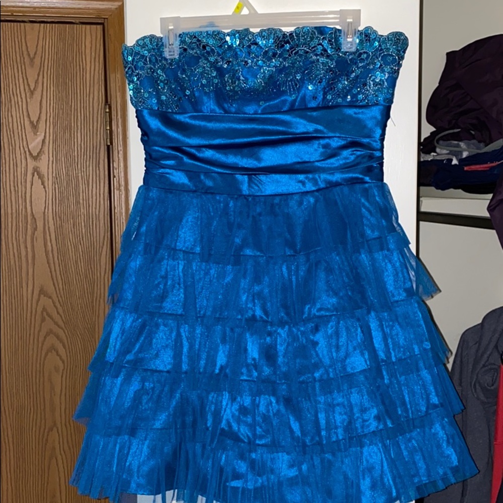 Blue party dress